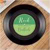 CD Музыкальный Круглый Ковер Декор Гостиной Подростковый Коврик Противоскользящая Подушка на Стул Круглые Ковры для Спальни Ковер с Музыкальным Дизайном