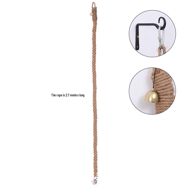 Всесезонное износостойкое дерево для кошек с утолщенным сизалевым канатом и когтеточкой