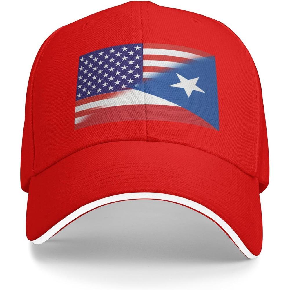 Бейсболка-сэндвич для мужчин и женщин, 3-слойный контрастный дизайн, регулируемая кепка, легкая и прочная кепка