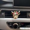 Colorful Bow Cow Shaped Aroma Vent Car Love  Stone Creative Perfume Car Diffuser Perfume Clip Conditioning Car Interior Accessories