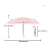 Newest 8-Bone Manual Umbrella Dual-Use U-Handle Black Rubber Cloth Cover Rain Protection New Design For Outdoor Umbrella