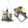 1928 деталей Sunrest Court Of The Horse Knight MOC Модель Альтернативная сборка с использованием Creator В наборах Строительные блоки Пользовательская головоломка DIY