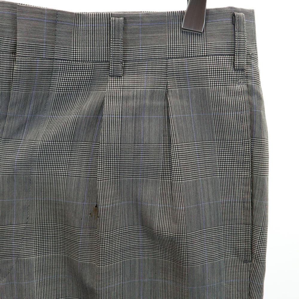 Burberry Брюки слаксы в клетку 90-х годов W82 серые Мужские Б/У