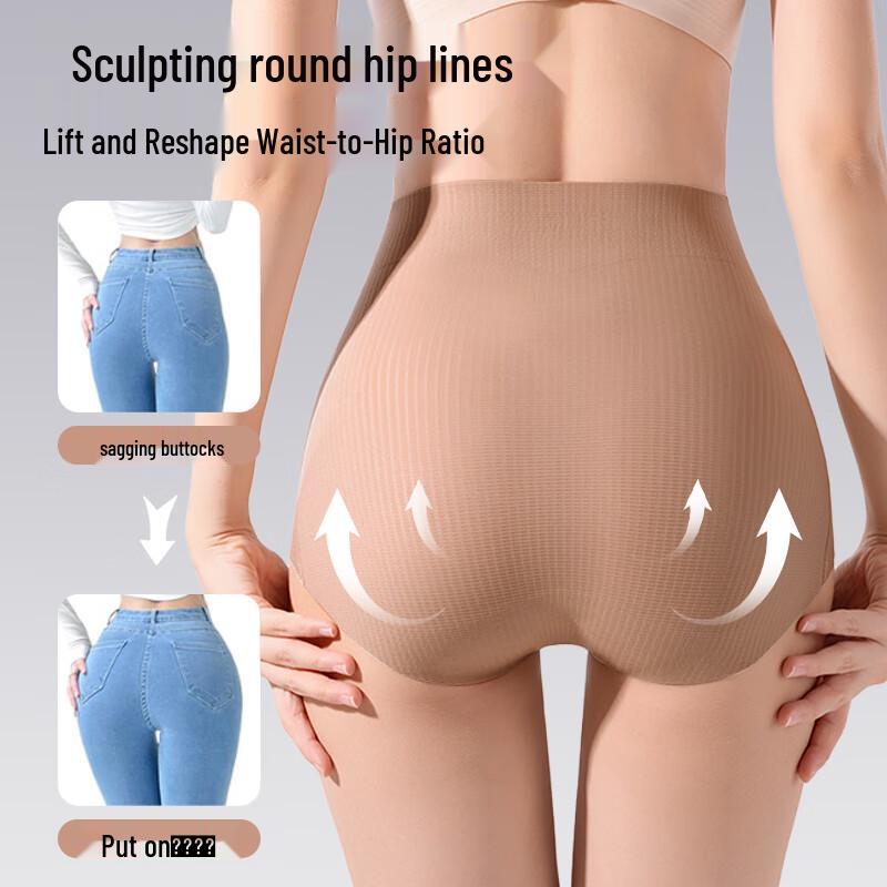 Tingmei Women's High-Waist Seamless Shaping Underwear