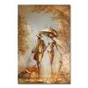 Retro Romantic Lover Oil Painting Couple Figure Painting Wall Art Printmaking Living Room Poster