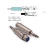 WYMECT 1/4" TRS to XLR Female Adapter 2pcs WX-TRX1