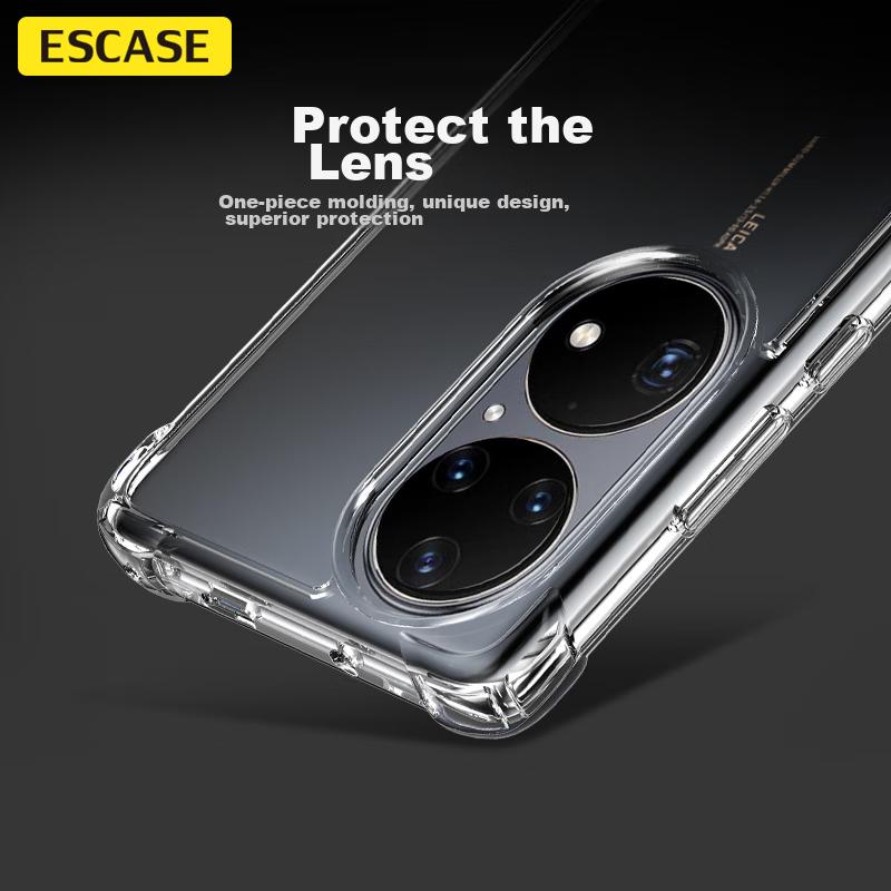 Huawei P50 Pro Phone Case, Full Protection Anti-Drop Cover, Premium TPU + PC Anti-Drop Anti-Yellowing, German Imported Bayer TPU, High Transparency