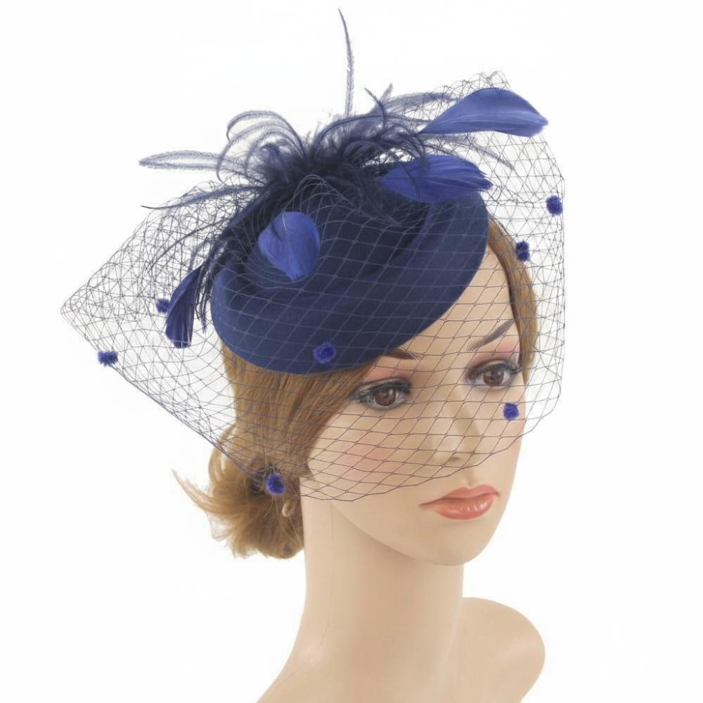 Fishnet Veil Felt Fascinator Hat Elegant Pillbox Hats New Wedding Veil Hat Wedding Party