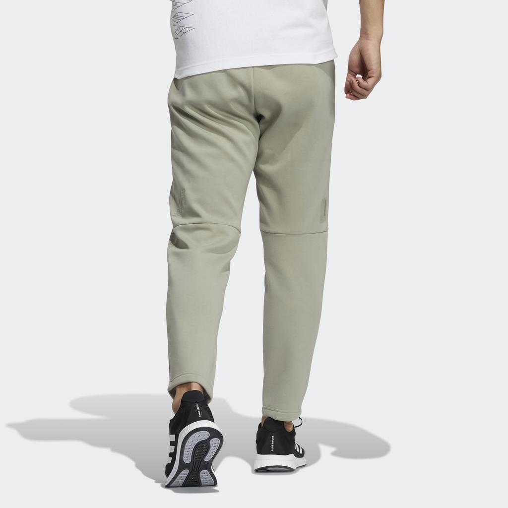 Adidas Вязаные спортивные брюки прямого кроя, мужские брюки цвета хаки H39282
