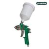 Pistolet À Peinture - HVLP - Vert - Système De Gravité Haute Viscosité - 600 Cc - 3.5 Bar Max