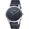 K8S211C1 Steadfast Black Dial Black Leather Мужские часы
