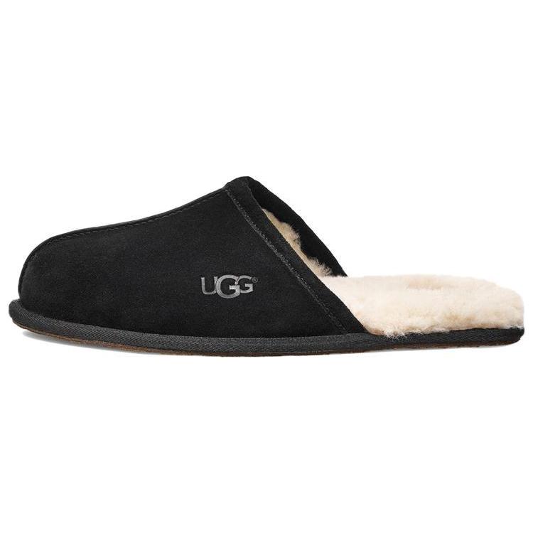 UGG Тапочки с подкладкой из флиса Scuff Slipper Черные Тапочки 1101111-BLK