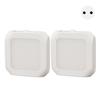 2Pcs Plug In Motion Sensor LED Night Light Plug In Dimmable Night Light with Auto Dusk To Dawn