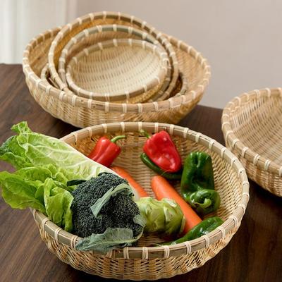 Коллекция ручных бамбуковых решет и корзин для веяния