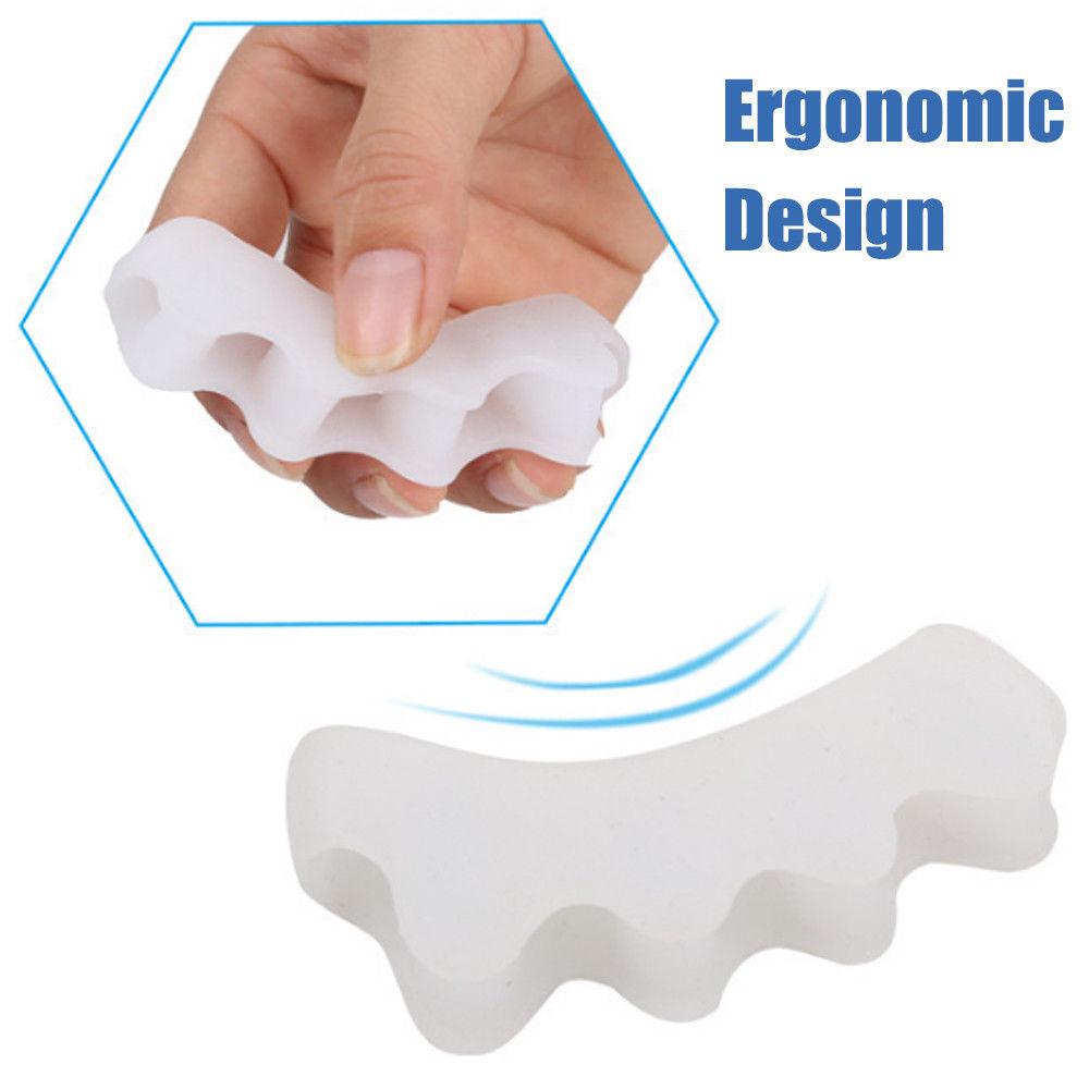 1 Pair Bunion Align Toes Relief Pain Orthotics Corrector Silicone Toe Separator Health Care