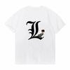 Death Note Tshirt Vintage Loose Oversized Unisex Print Tshirts For Unisex Unisex Fashion Hip Hop Casual Streetwear Fashion Couples