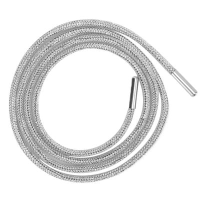 Шнурки со стразами Ширина 4 мм Длина 120 см Персонализированные Изысканные Аксессуары для Обуви для Свадебных Платьев, ОжерелийБелый