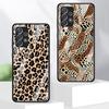 Чехол-накладка с леопардовым принтом для Samsung Galaxy A14 A30 A56 A35 A25 A15 A50 A21 A06 A13 A20 A16 A02 A73 A34 A36 A71 A51 A52