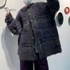 Осень-зима вязаный свитер кардиган однобортный круглый вырез ретро американский стиль толстый эластичный длинный рукав свободный теплый трикотаж повседневная одежда