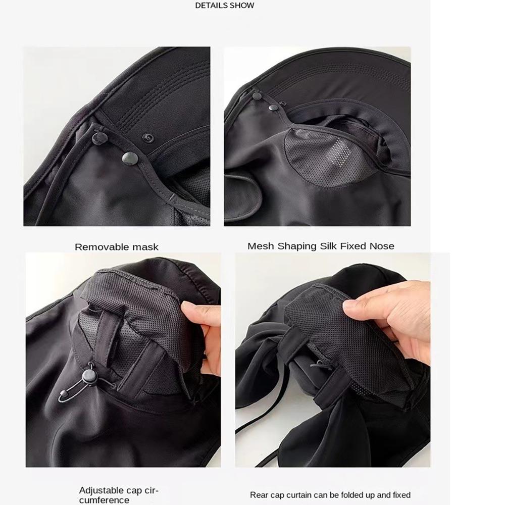 Панама с защитой от УФ-лучей, дышащая женская шляпа с отверстием для хвостика, новая шляпа рыбака, весна-лето