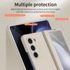 Для оригинального чехла с шарниром для Samsung Galaxy Z Fold 7 6 5 Жидкий силикон Броня Ударопрочный 360° Полный защитный чехол для экрана Fold7