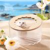 Small Animal Sand Bath Box Hamster Bath Tub Cleaning And Bathing Accessories Sturdy Hamster Sand Box Sand Bath Hamster Lid