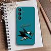 Чехол для телефона Macklin Celebrini San Jose Sharks для Samsung Galaxy A73, A21s, A22, A31, A52, A53, A71, A41 Мягкий черный корпус
