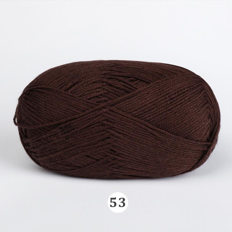 50g/Ball DIY Crochet Yarn Hand Woven Yarn Knitted Fabric Natural Bamboo Cotton Baby High Quality
