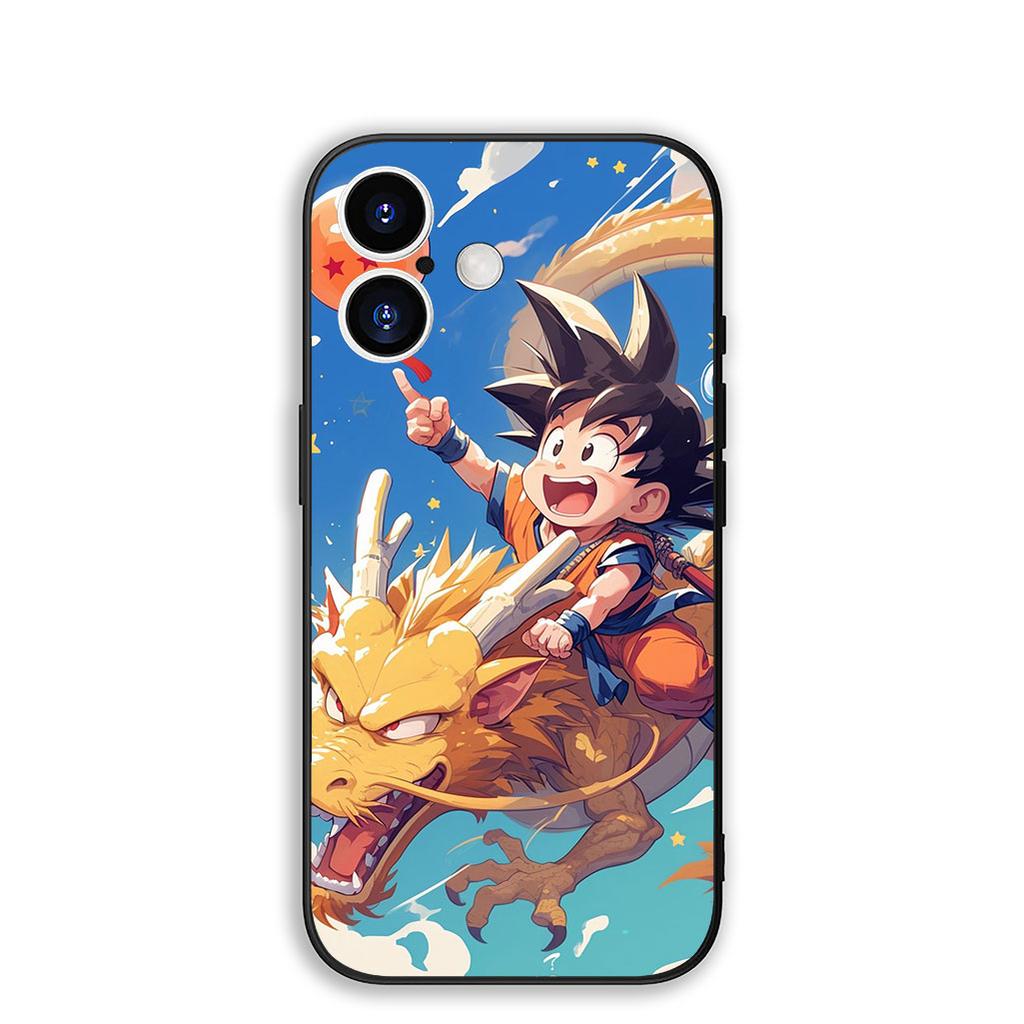 Cover for Apple iPhone 17 16 Plus 13 12 Pro Max Mini X XR Xs ProMax 16E 15+ 17+ Air Phone Case Vegeta Dragons Gokus Balls Super
