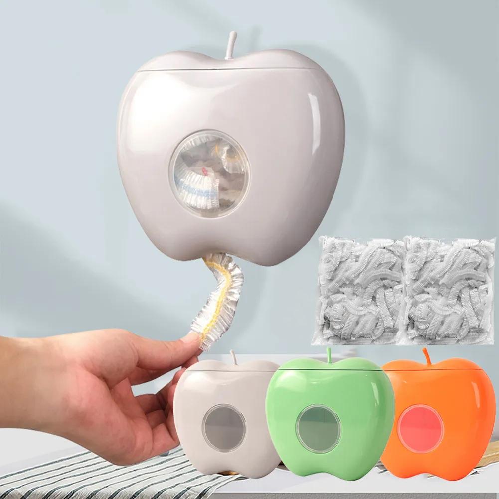 Новый пластиковый ящик для хранения пленка для пищевых продуктов пылезащитная коробка настенный чехол для пищевых продуктов пластиковая пленка стойка для хранения на кухне