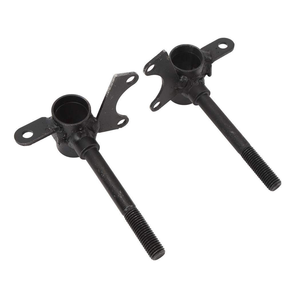 Пара 10-миллиметровых шпинделей поворотного кулака переднего колеса для квадроцикла Go Kart Quad ATV объемом до 110 куб. см, черного цвета