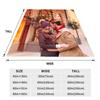 1pc Custom Blanket Your Photo Family Picture Printed Cozy Flannel Blanket Living Room Bedroom Decor Customized for Birthday Gift