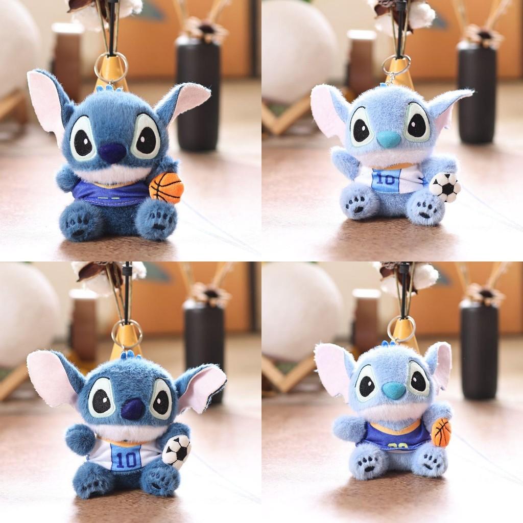 Плюшевый брелок Stitch с наполнителем из полипропиленового хлопка, идеально подходит для украшения рюкзака и подарков