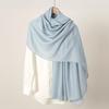 Autumn/Winter Trendy Solid Color Linen Women's Scarf – Southeast Asia Popular Cotton & Linen Feel Long Scarf