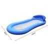 1PC with Mesh Hammock Floating Row Foldable Water Inflatable Recliner Adult Inflatable Floating Row Water Floating Bed