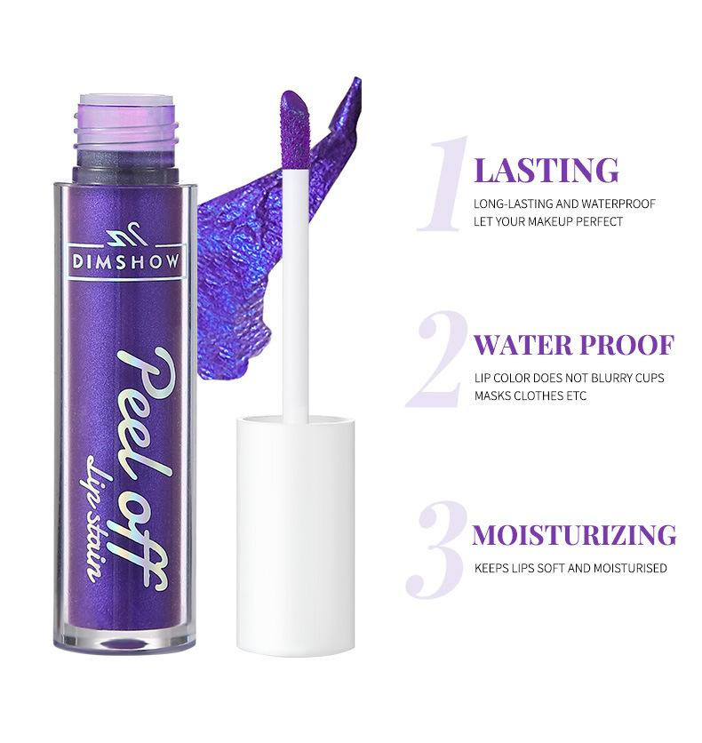 Отслаивающаяся глазурь для губ, матовая матовая базовая помада, водоотталкивающая краска для губ, подходящая для сцены