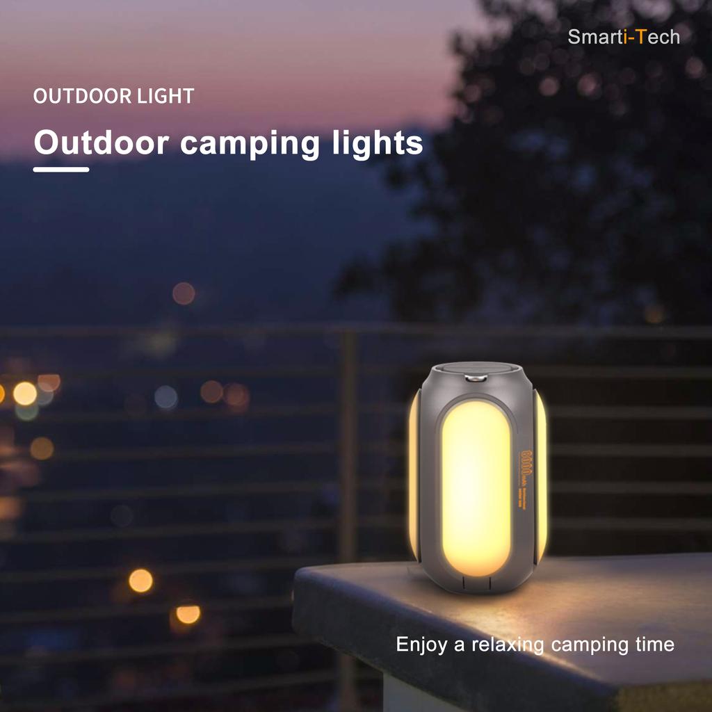 Wireless Waterproof Outdoor LED Lights With Torch and Emergency SOS Light and Power Bank Tent Lantern Camping Lamp