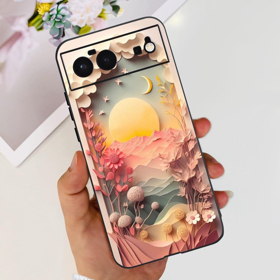 Чехол для Google Pixel 6 Чехол Pixel 6A Милый Пингвин Астронавт Расписной Чехол Мягкий Силиконовый Чехол для Телефона Для Google Pixel 6 Pro Pixel6A Сумки