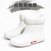 Water Shoes Women's Short Tube Outer Wear Short Rain Shoes Student Fashion Rain Boots Thermal Rubber Shoes Low Tube Water Shoes Fashion