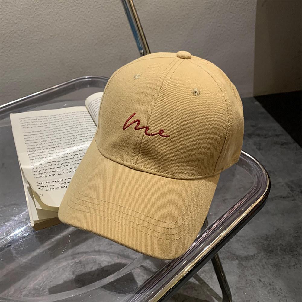 Gray baseball cap for women, with a deep crown, large size, wide brim, and a small wave pattern