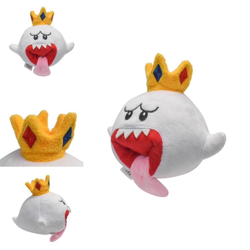 Soft Super Mario King Boo Talking Plush Toy Stuffed Doll 17cm