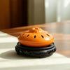 Simple Aromatherapy Burner Orange Shape Incense Box Mosquito Coil Tray  Indoor Use