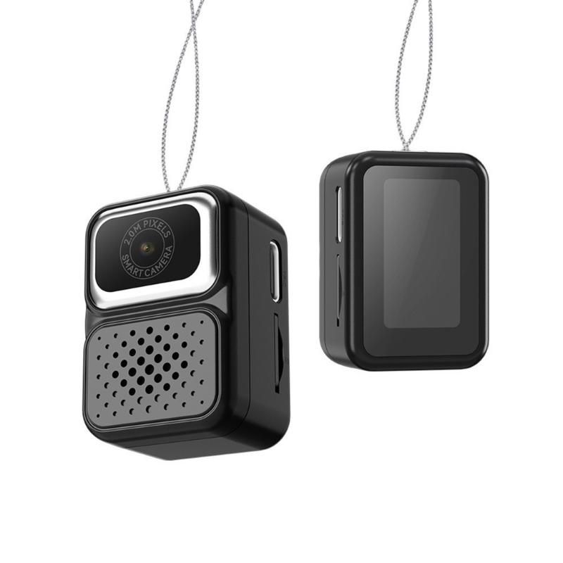 Thumb Necklace Camera 32GB Memory Card Compactly Wearable Keychain Camera For Photos Videos And Trendy Outfits Decors