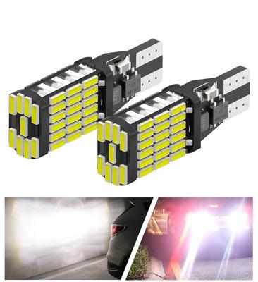 XADMIN Светодиодная лампа заднего хода, Лампа T15 / T16 W16W, CANBUS 45 рядов 4014 SMD