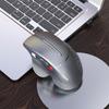 Беспроводная вертикальная мышь 2.4G эргономичная вертикальная игровая мышь с 6 кнопками, боковая часть из алюминиевого сплава