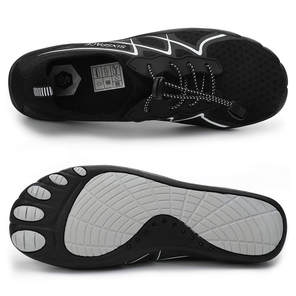 Обувь Marine Water Aqua Beach [SIXSPACE], Обувь, Обувь, Обувь, Кроссовки, Йога, Сноркелинг, Амфибии, Легкие, Воздухопроницаемые, Черные, 27,5 см