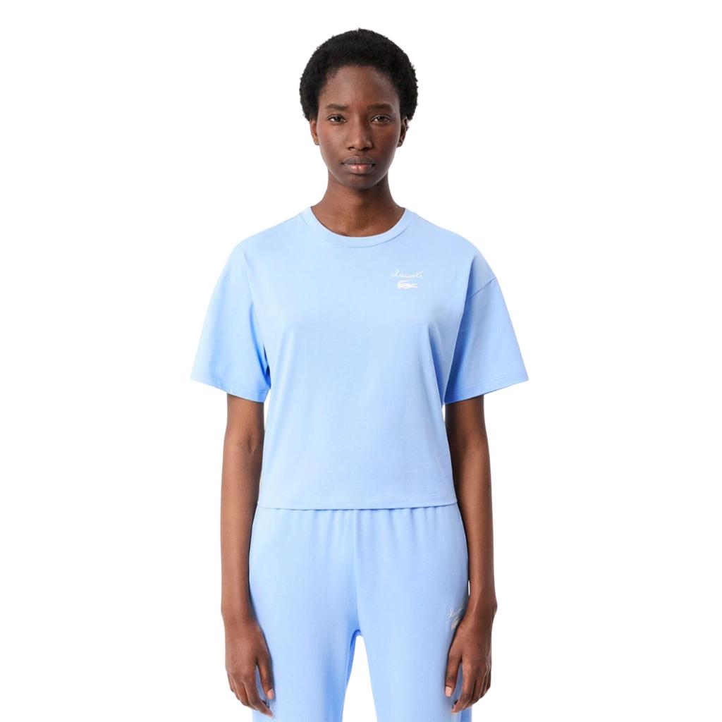 Lacoste Womens/Ladies Logo Cotton T-Shirt