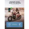BT12 2X Motorcycle Helmet Headset  Bluetooth 5.4 Earphone Wireless Handsfree Waterproof  Noise Reduction Voice Control  For Moto