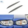 Для VW Golf 4 MK4 1997-2002 ABS Автостайлинг Накладка на брови фары Веки Крышка Ресницы Головной свет Веко Наклейки
