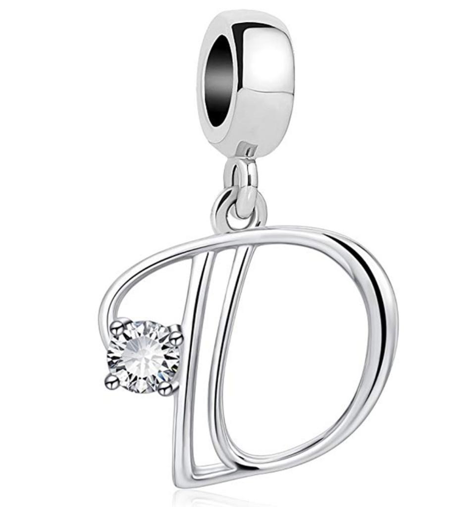 26 A-Z Alphabet Beads Copper Love Letter Charm Fit Original Bangle Charms Bracelet Cz Zircon Bead Jewelry